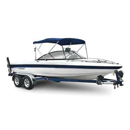 Eevelle Summerset Sunflair Premium Bimini Top Kit w/ Hardware and Frame 72in LONG, 46in HIGH, Fits 85in-90in SSF-463B90-NVY